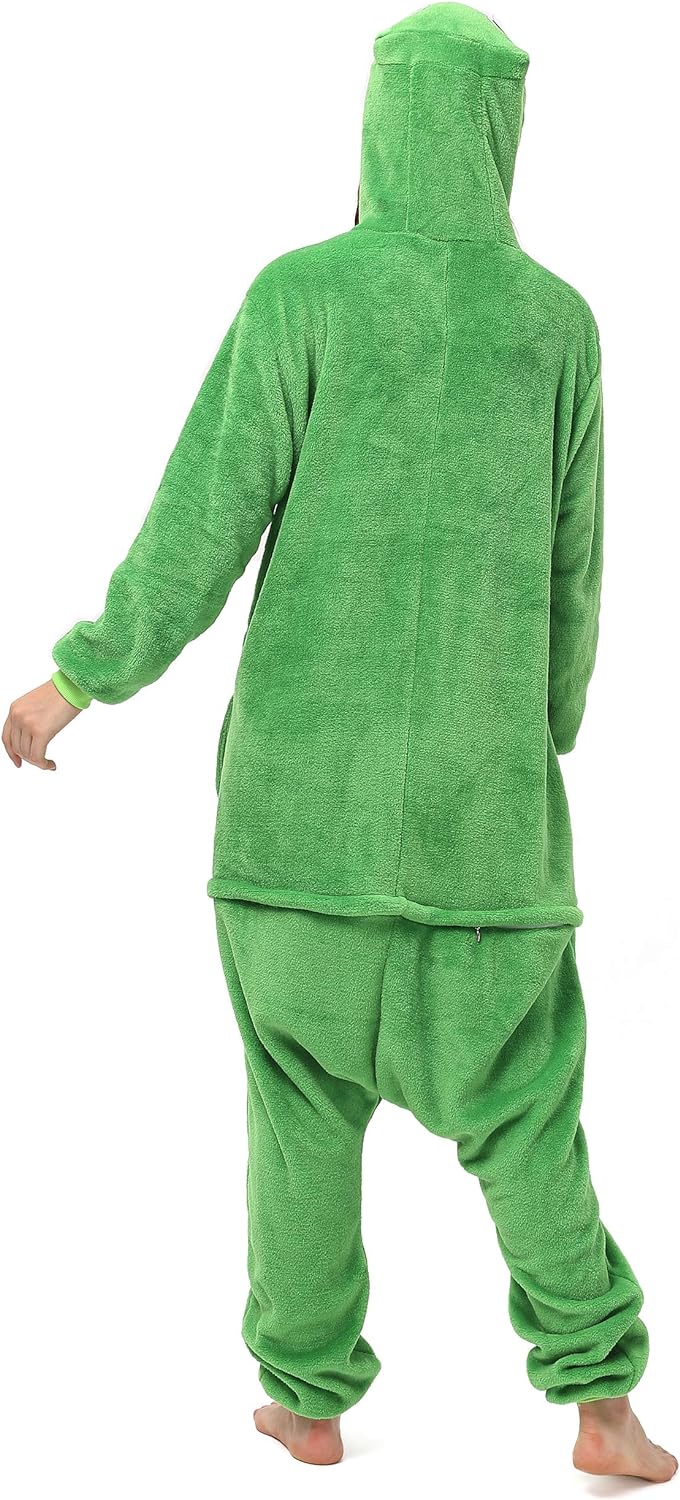 Katara 1744 (30+ Designs) Frosch-Kostüm Kröte, Unisex Onesie/ Pyjama-Qualität für Erwachsene & Teena