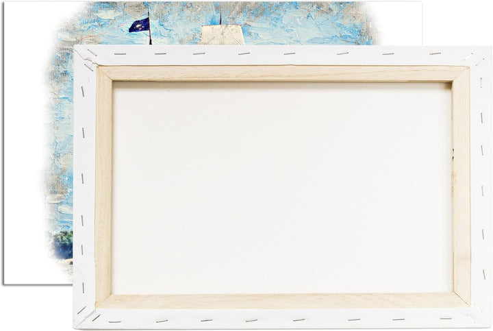 deyoli altes Flaggschiff Format: 80x60 als Leinwandbild, Motiv fertig gerahmt auf Echtholzrahmen, Ho