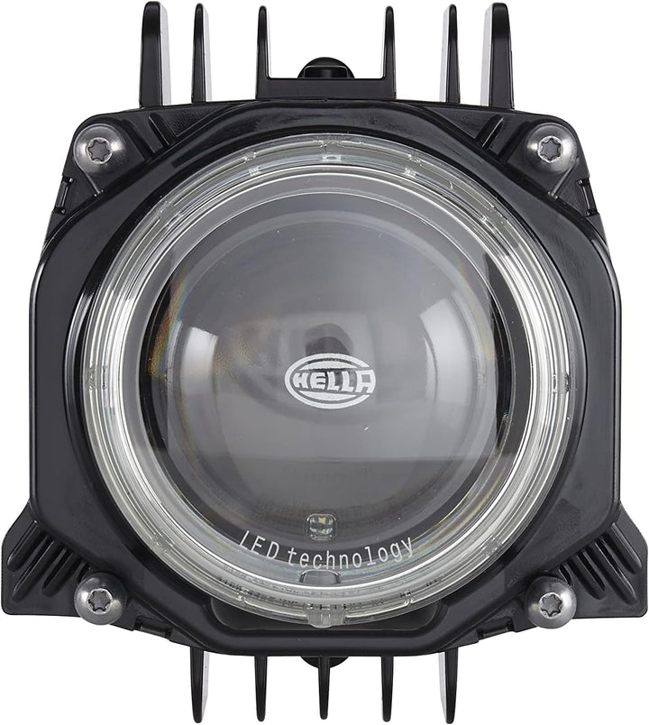 HELLA - LED/DE-Hauptscheinwerfer - 90mm Performance Bi-LED L70 - 12V - Einbau - Stecker: AMP - recht