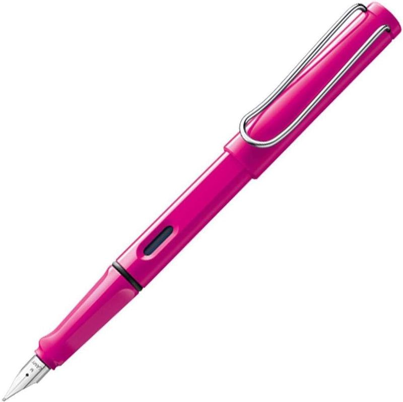 Lamy Safari Pink Fountain Pen - Extra Fine Nib by Lamy