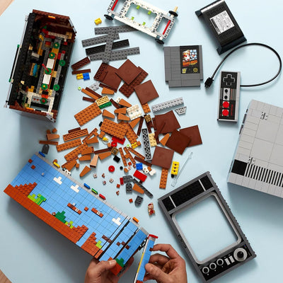 LEGO Super Mario Nintendo Entertainment System 71374 Gameplay Bauset, Modellbausätze für Erwachsene