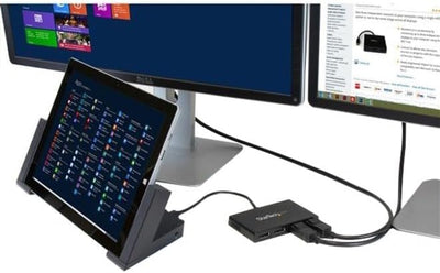 StarTech.com MST-Hub - Multi-Monitor-Adapter - Mini DisplayPort auf 3 DisplayPort - 4-Port-MST-Hub -
