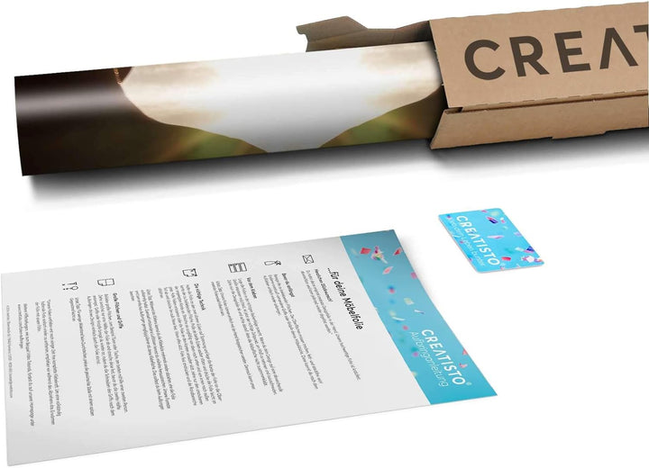 Fenster-Folie Sichtschutzfolie I Fenster Glasfolie Sonnenschutz I Deko Folie für Küche, Bad, Kinderz