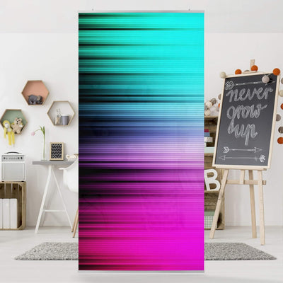 Bilderwelten Raumteiler Rainbow Display 250x120cm inkl. transparenter Halterung 250x120cm incl. tran