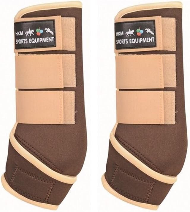 HKM Neoprengamaschen - Colour - Dunkelblau/Weiss XL, Dunkelblau/Weiss XL