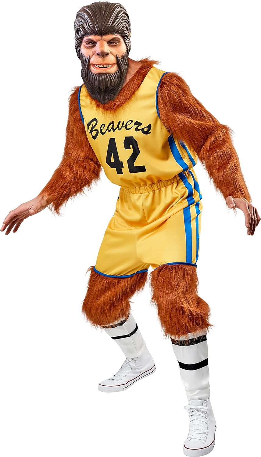 Rubie's Teen Wolf 1985 Basketballkostüm, wie abgebildet, Grösse M