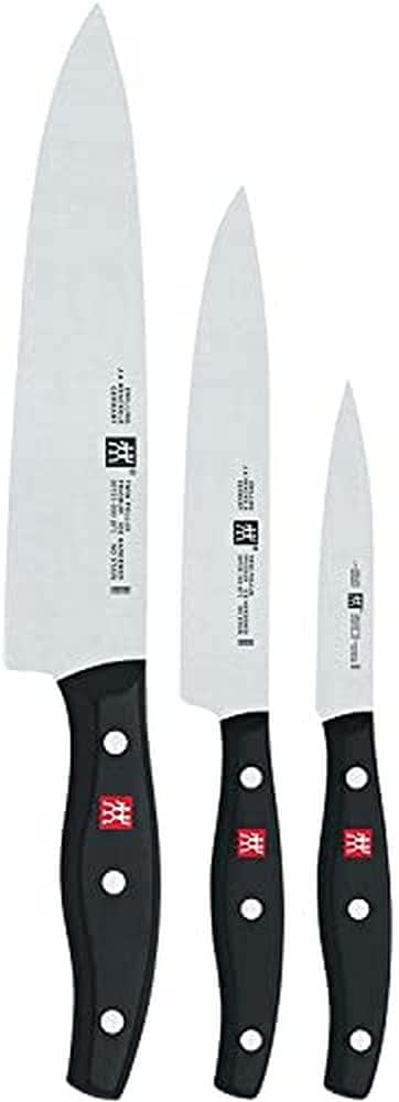 Zwilling 30763-000 Twin Pollux Messerset, Kunststoff-Schalen, 420 x 135 mm, 4-teilig, schwarz & 3072