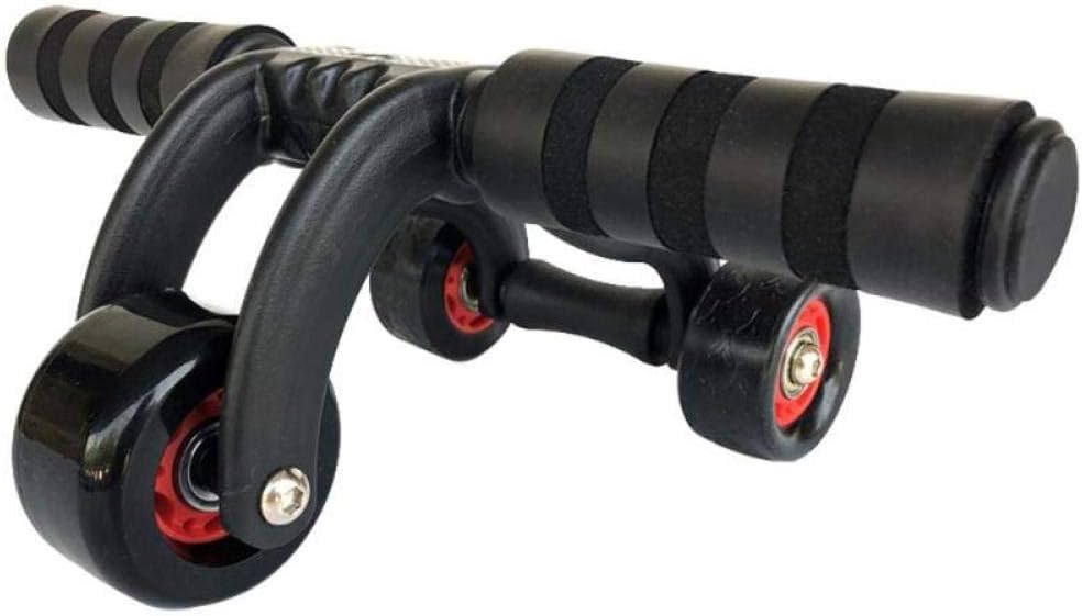 3-Rad-Netzrad Triple AB Roller Bauchknie Pad Stretch Bauch Widerstandsseil für Training Fitness Mach