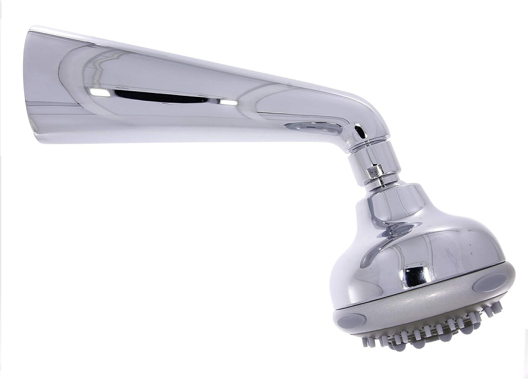 Duschkopf Set Wandarm mit Brausekopf mit Antikalkdüsen/Kopfbrause Wandbrause