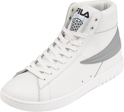 FILA Damen Highflyer L Mid Wmn Sneaker 39 EU Schmal White Monument, 39 EU Schmal White Monument