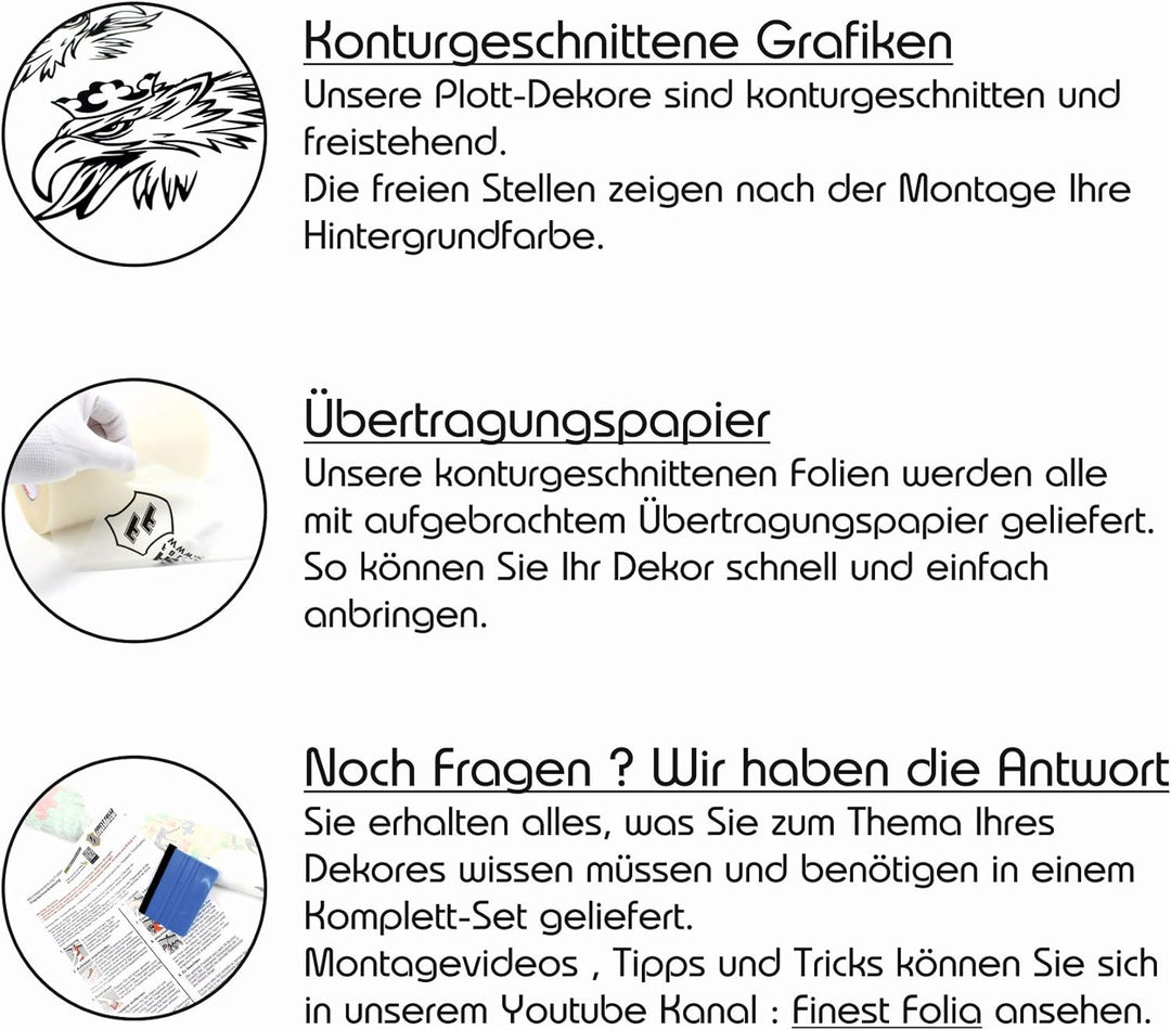 Finest Folia Totenkopf Aufkleber Sticker Auto Boot Motorrad Caravan Dekor KX026 (Weiss Matt, 80cm x