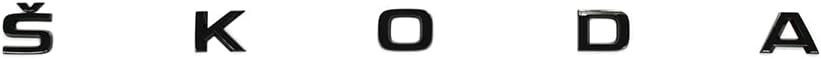 Skoda 5LG853687C041 Schriftzug Emblem Buchstaben Blackline Logo, schwarz