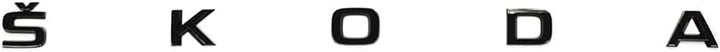 Skoda 5LG853687C041 Schriftzug Emblem Buchstaben Blackline Logo, schwarz