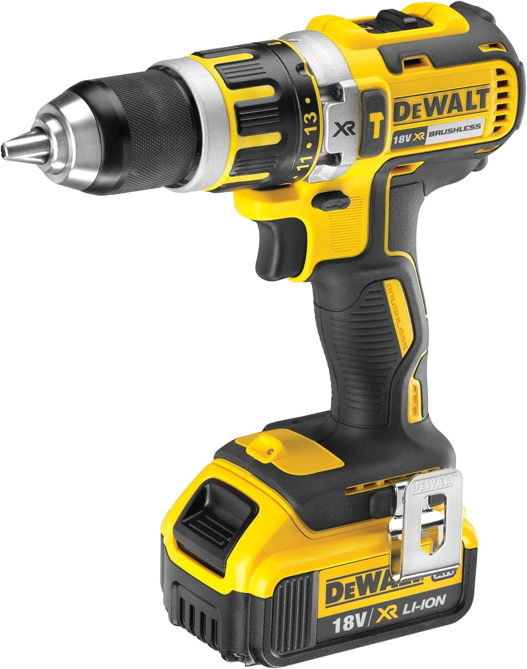 DeWalt Akku-Schlagbohrschrauber Li-Ion (BL) 18 V 4,0 Ah, DCD795M2-QW