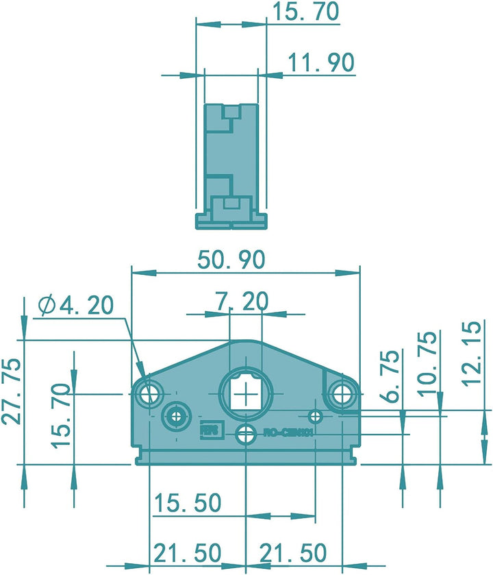 FEPS Gear Schneckengehäuse schraubbar Getriebeschloss als Ersatz für Roto Centro 101 Getriebegehäuse