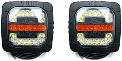 MelTruck® 2x LED Positionsleuchte mit Blinker E9 für LKW Anhänger Traktor Schlepper Bagger HIT