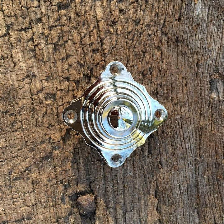 Antikas - Klingeltaster Schelle Nickel Beschläge Haustür, Klingelknopf Klingel, Türklingel