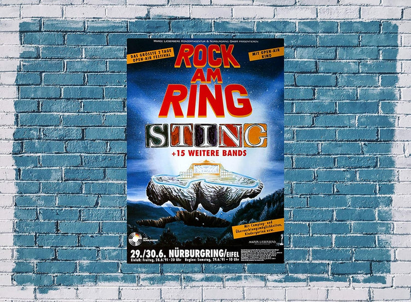 Rock AM Ring & Park - 1991, Rock am Ring 1991 » Konzertplakat/Premium Poster | Live Konzert Veransta