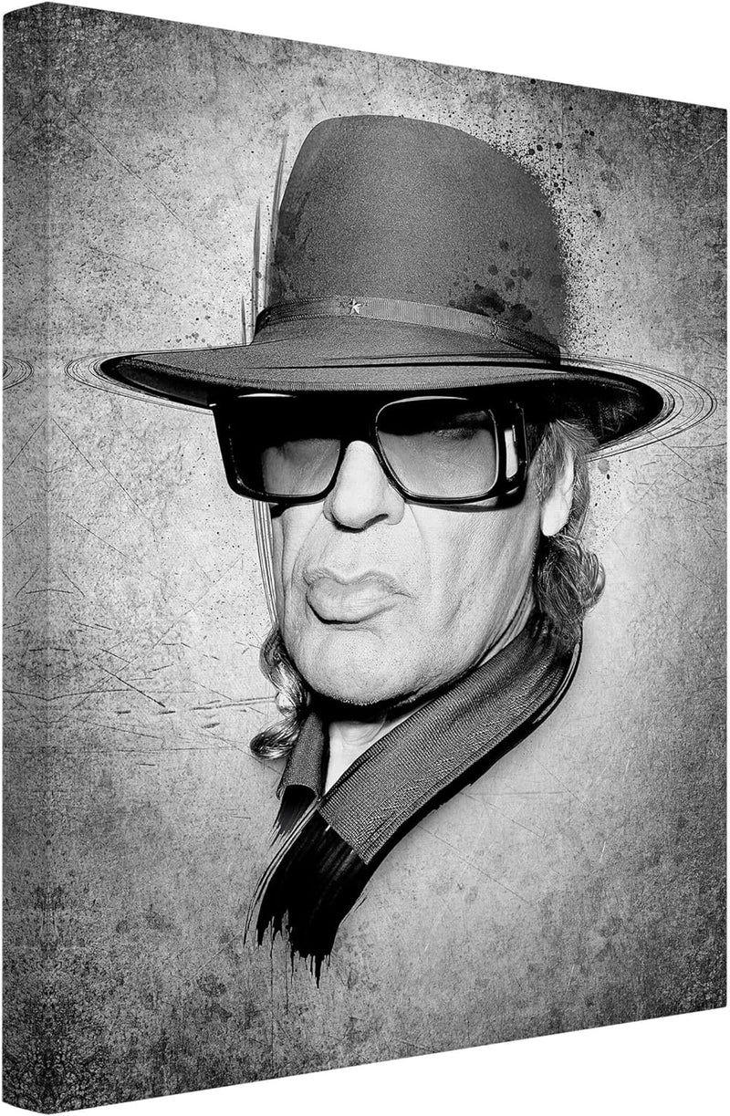 Bilderwelten Leinwandbild Udo Lindenberg - Strassenkoeter - Viva Con Agua 4:3, 100 x 75cm 100cm x 75