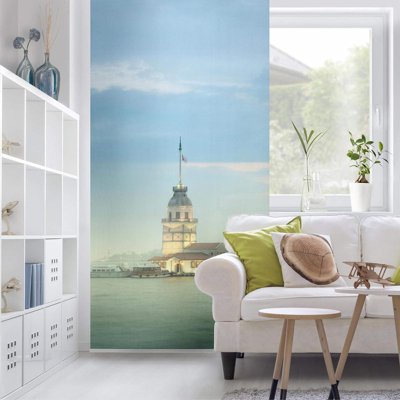 Bilderwelten Raumteiler Maidens Tower 250x120cm ohne Halterung 250x120cm without hanger, 250x120cm w