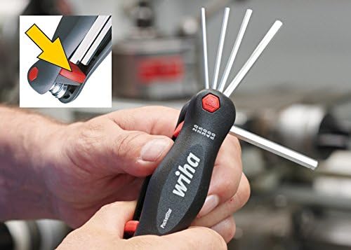 Wiha Multitool PocketStar® TORX® Tamper Resistant (mit Bohrung) 7-tlg. (25128), per Tastendruck, sch