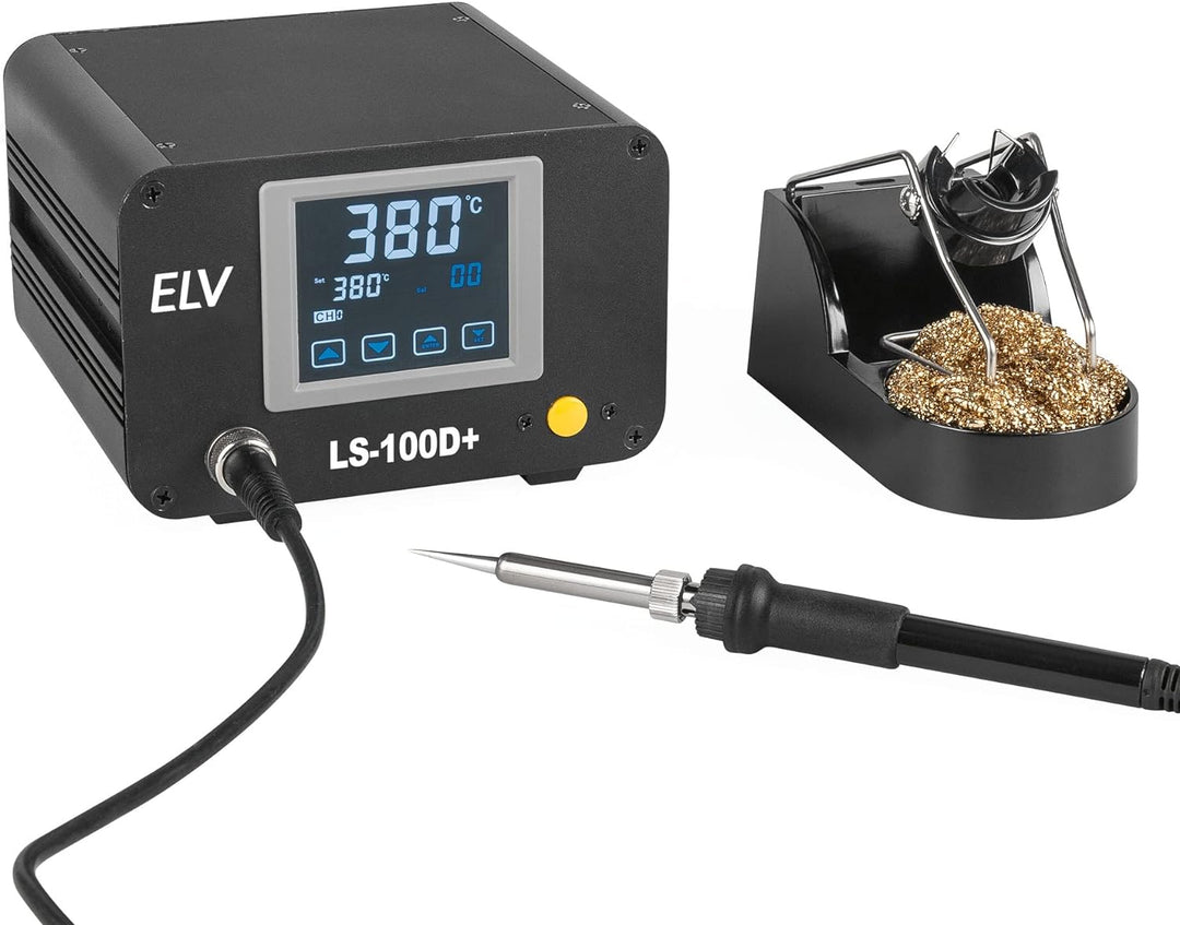 ELV Lötstation LS-100D+, 100 W, ESD-gerecht, mit Touchbedienung