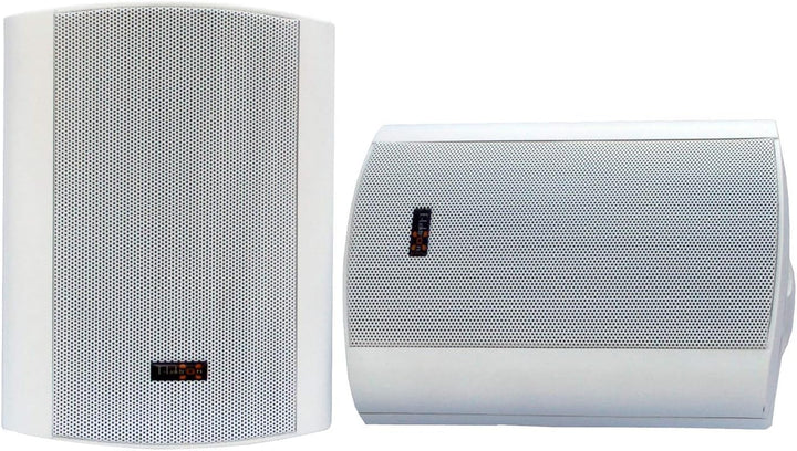 E-Lektron EWL5P Stereo passiv Lautsprecher Paar inkl. Wandhalter für innen und aussen - 5" 125W - We