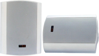 E-Lektron EWL5P Stereo passiv Lautsprecher Paar inkl. Wandhalter für innen und aussen - 5" 125W - We