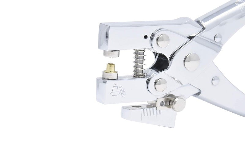 REGUR EP 30 Stanz- und Ösenzangen Set inklusive 100 Ösen 4,2 mm, für Verträge, zum Präsentieren, Rep