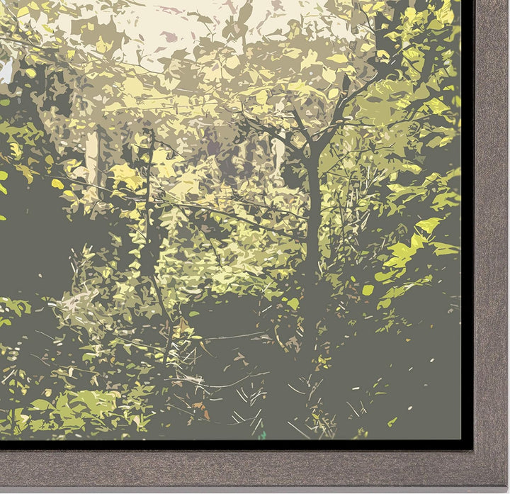rahmengalerie24 Schattenfugenrahmen 50x60 cm Stahl, für Keilrahmenbilder und Leinwände, Rahmen ohne