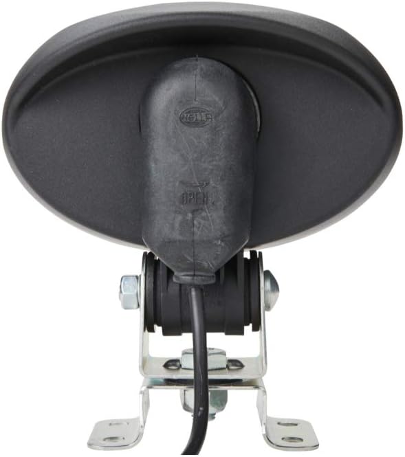 HELLA - Halogen-Arbeitsscheinwerfer - Oval 100 - 12V - Anbau/Schraubanschluss - 4-Punkt Befestigung