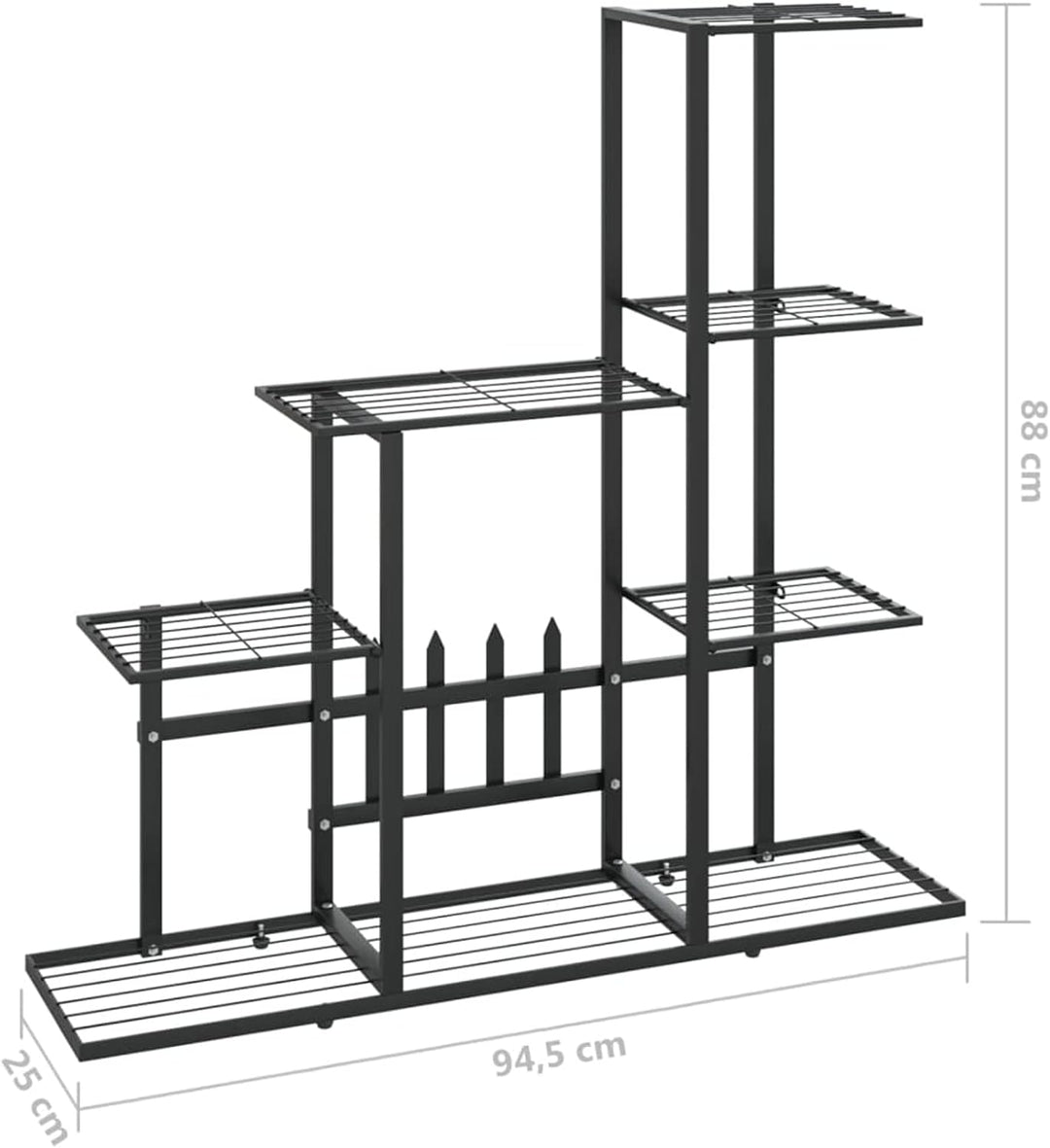 Gecheer Blumenständer Pflanzenständer Dekorationsgegenstände Blumenständer Pflanzenregal 94,5 x 25 x