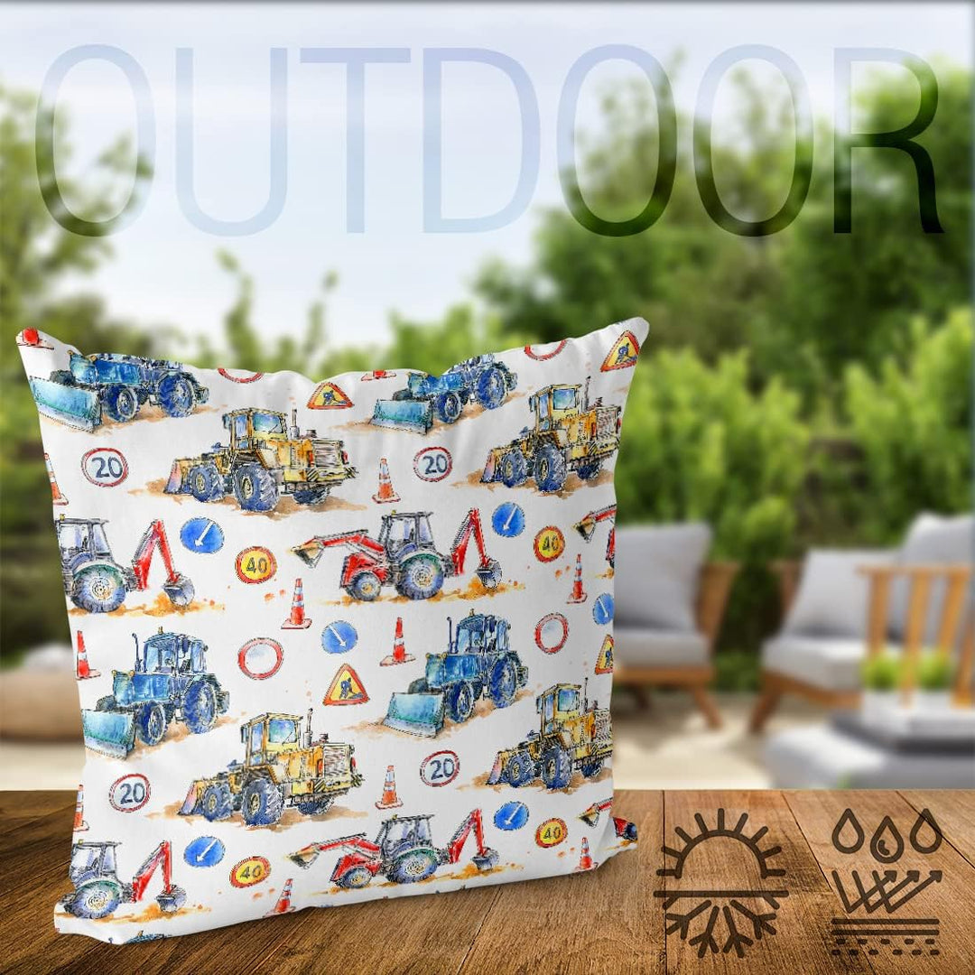 VOID Bagger Baustelle Kissenbezug Kissenhülle Sofakissen Kissen Deko Outdoor-Kissen Dekokissen, Kiss