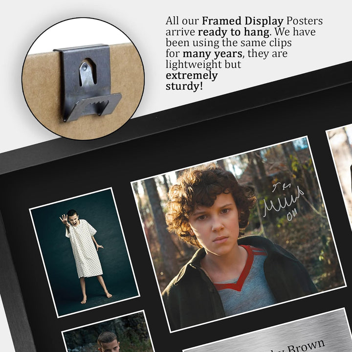 HWC Trading FR A3 Millie Bobby Brown Eleven Geschenke Gedruckt Signiert Autogramm Präsentation Foto