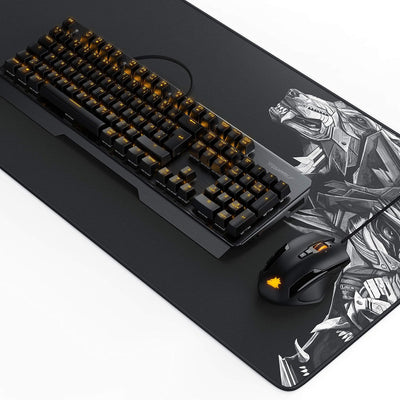 Titanwolf Gaming Set - mechanische Tastatur ALUMAR MMO 10800dpi Gaming Maus Specialist XXL Mauspad -