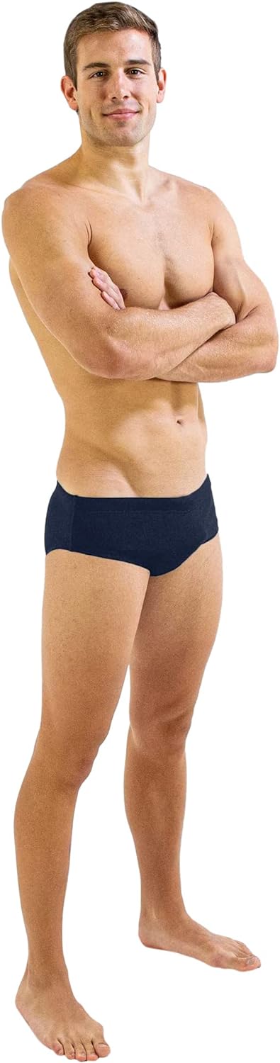 Finis Herren Aqua Short Solid Navy 32 Badehose, One Size