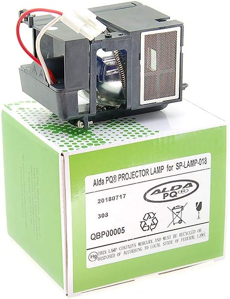 Alda PQ-Premium, Beamerlampe/Ersatzlampe kompatibel mit SP-LAMP-018, 21 289, 456-7300 für Ask C110,