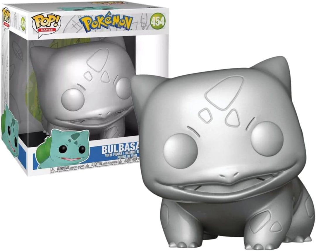 Funko 59874 POP Jumbo: Pokemon S6-10” Bulbasaur, Multicoleur, 1,5x15M=4,9x49,2ft