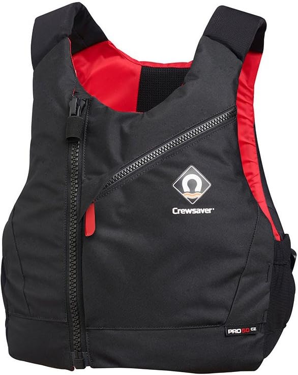 Crewsaver Pro CZ Chest Zip Buoyancy Aid 2023 - Black/Red XL, XL