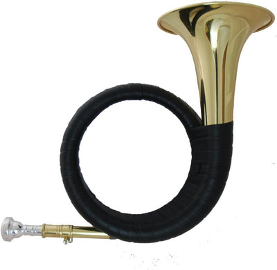 Tuyama® TJG-201 Jagdhorn Fürst-Pless-Horn in B Posthorn (traditionelle Bauweise)