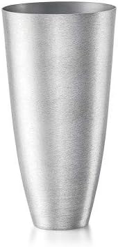 Philippi Lara Vase, Aluminium, Silber, 17 x 17 x 32 cm, 17 x 17 x 32 cm