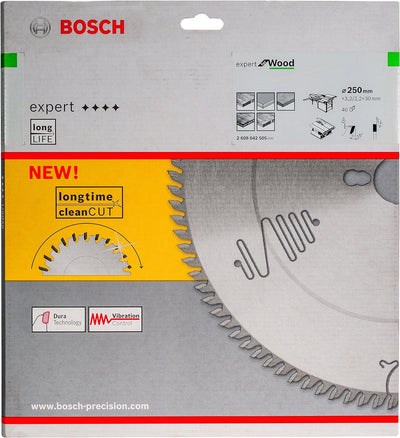 Bosch Professional 2608642505 Kreissägeblatt Expert für Wood, 250 x 30 x 3,2 mm, 40