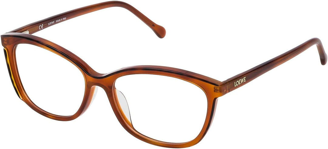 Loewe Unisex-Erwachsene VLWA06M530ADP Brillengestelle, Braun (Dark Havana+Light Havana), 55