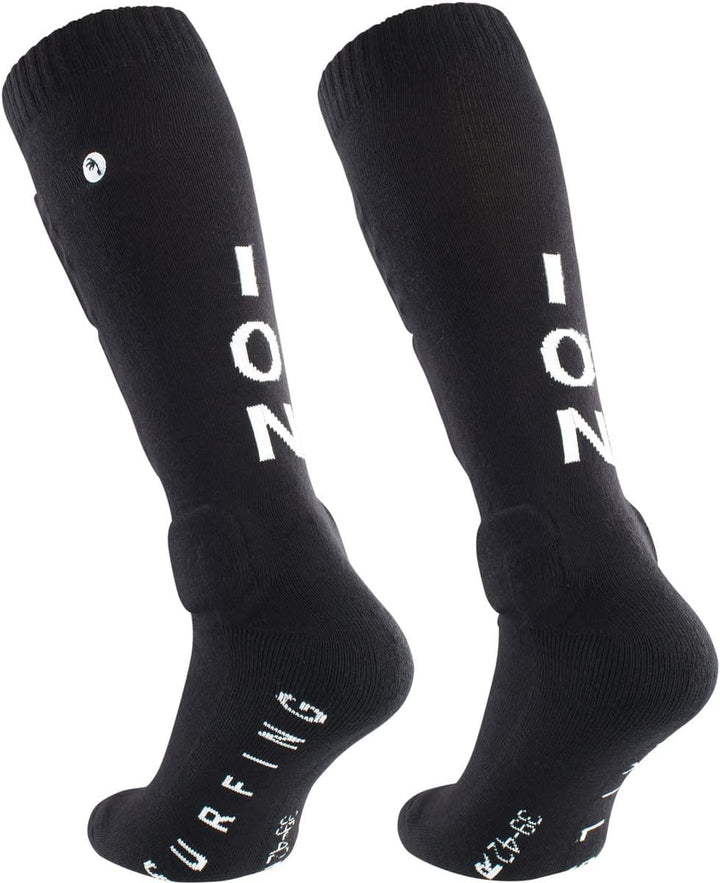 Ion BD-Sock Fahrrad Schienbein Protektorensocken schwarz 2024 39-42 Schwarz, 39-42 Schwarz