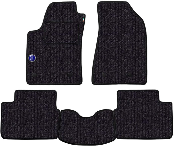 Fussmatten-Set für Ford Ecosport ab Baujahr 2018 aus rutschfestem Faserboden Farbe anthrazit mit Log