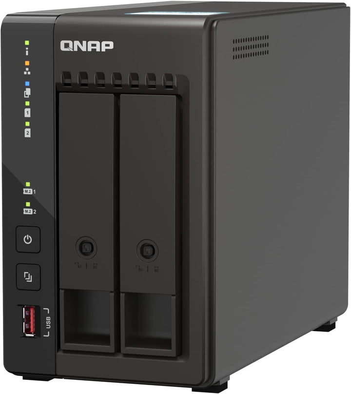 QNAP TS-253E-8G NAS System 2-Bay Enclosure Gehäuse, Enclosure Gehäuse