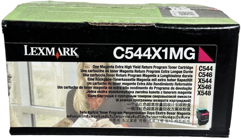 Lexmark C544X1MG - Toner Magenta Extra High Yield - Pages 4.000 - Warranty: 1Y