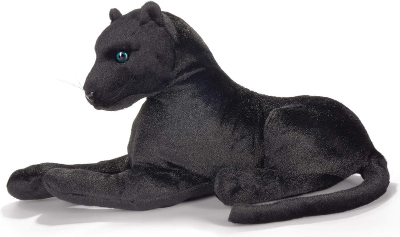 BRUBAKER Panther Plüschtier 45 cm liegend - Stofftier Kuscheltier - Raubkatze Schwarz