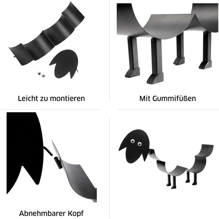 Gadgy Klopapierhalter Schaf | Toilettenpapier aufbewahrung | Klorollenhalter | Ersatzrollenhalter |