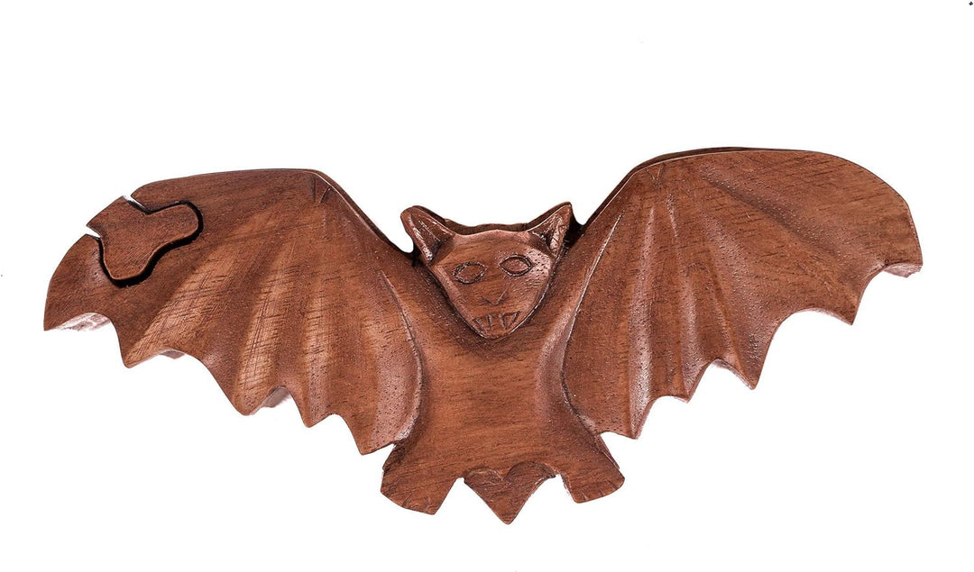Windalf Gothic Schmuckdose FLAPP 18 cm Steam Punk Geschenkdose Fledermaus Schmuckschatulle Handarbei